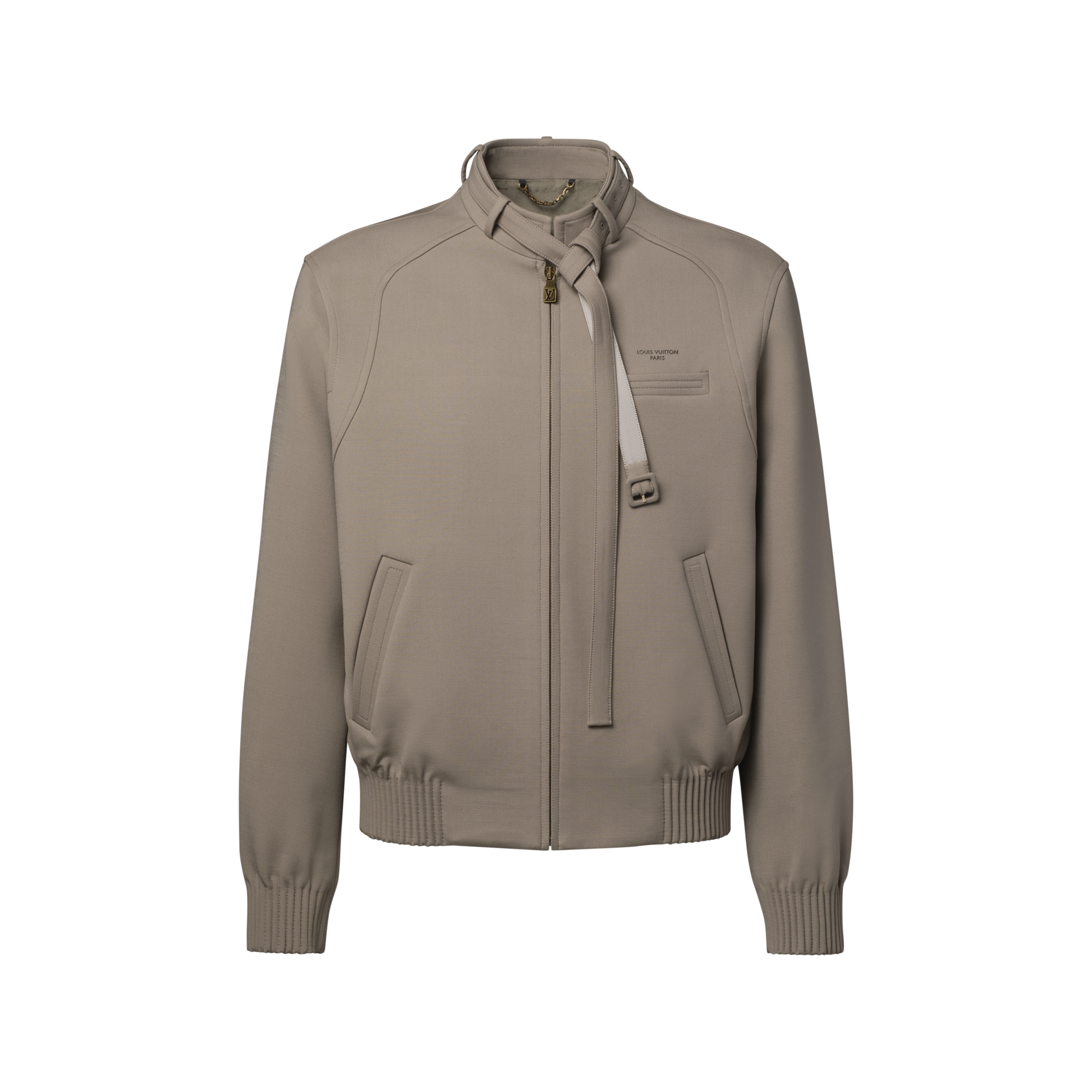 Chic Zippered Blouson - Luxury Ready to Wear - 1AKPNB Brown